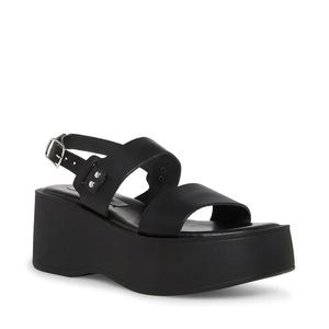 NWT Steve Madden Chunky Platform Sandals with Leather Straps